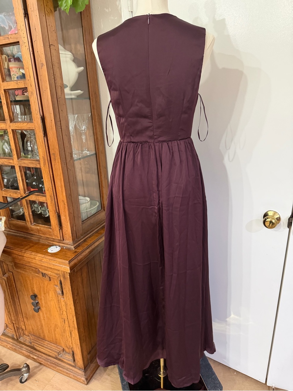 Petal & Pup Plum Square-Neck Maxi Dress - Picture 6 of 8